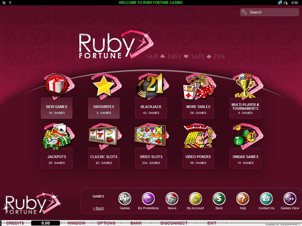 online casino ruby fortune